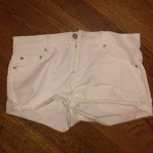 Basic White shorts